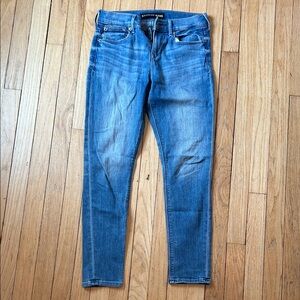 Express Women's Blue Skinny Jeans